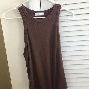 HOUSE OF HARLOW BODY SUIT CHOCOLATE BROWN XS